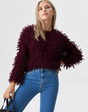 Serenity gebreide cardigan met franjes