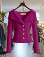 Morgane | Elegant en chique vest met knoopsluiting en brede kraag
