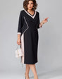 Alexa™ elegante jurk met V-hals