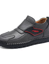 Casual vintage antislip platte loafers met voetboogondersteuning