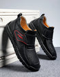 Casual vintage antislip platte loafers met voetboogondersteuning