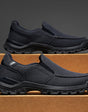 Comfortabele, antislip instapschoenen van varkensleer voor heren, ideaal voor casual wandelen.
