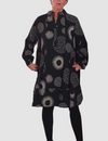 Haydie™ Casual jurk met revers en geometrische print