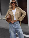 Hilde - Stijlvolle korte trenchcoat