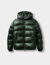 Serenity Luxe Glossy Puffer Jacket – Hoogglanzende gewatteerde jas