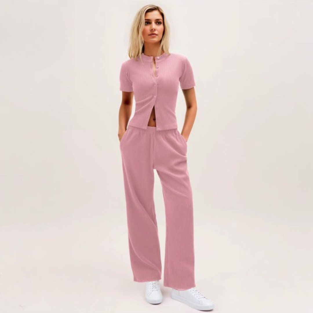 VELIYA Co-Ord – Casual comfort, moeiteloze stijl
