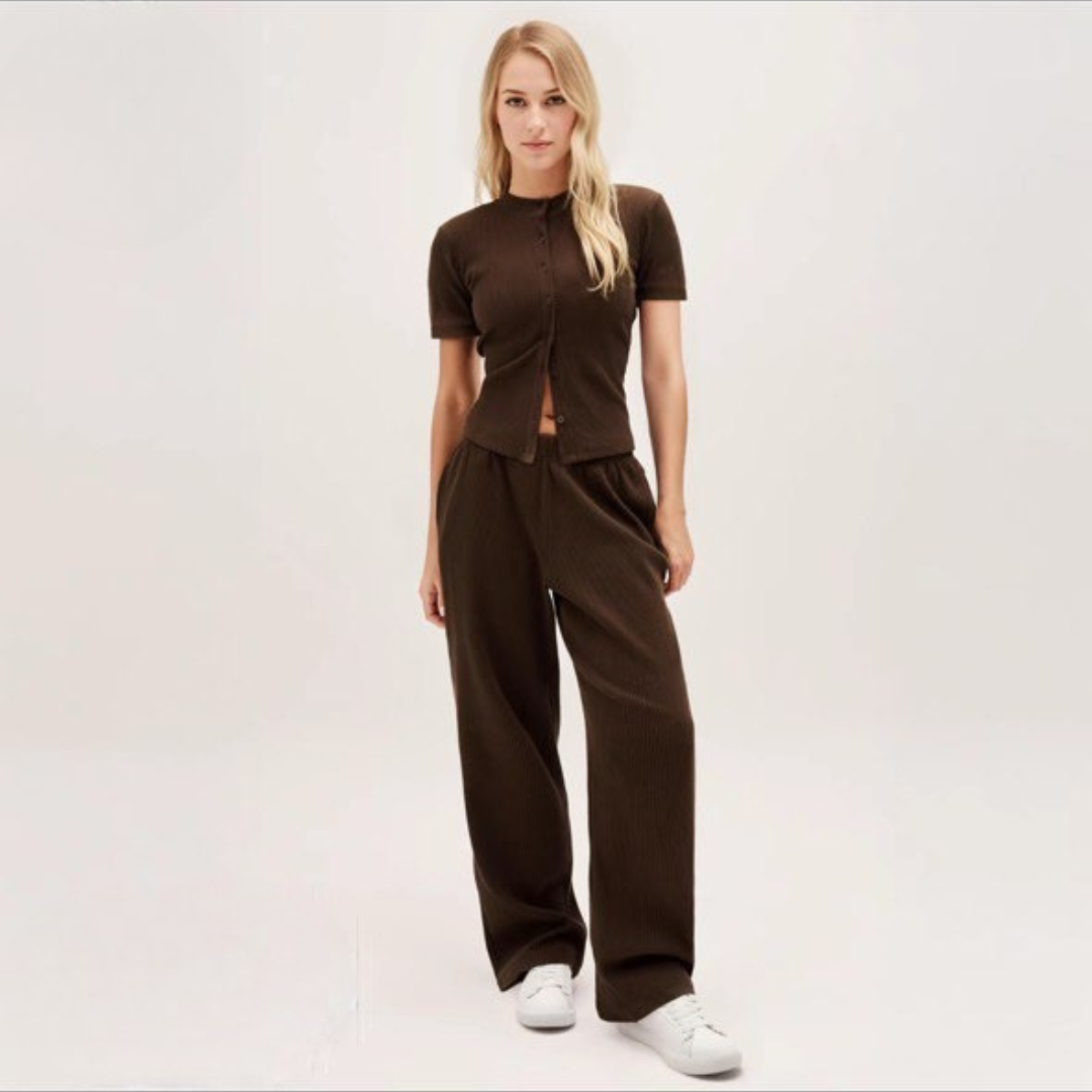 VELIYA Co-Ord – Casual comfort, moeiteloze stijl