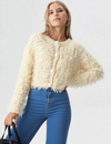Serenity gebreide cardigan met franjes