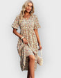 Amara | Zomerse midi-jurk met bloemenprint
