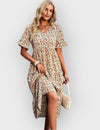 Amara | Zomerse midi-jurk met bloemenprint