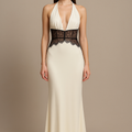 De Seraphina kanten maxi-jurk