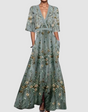 Olyvia™ Elegante lange jurk met bloemenprint
