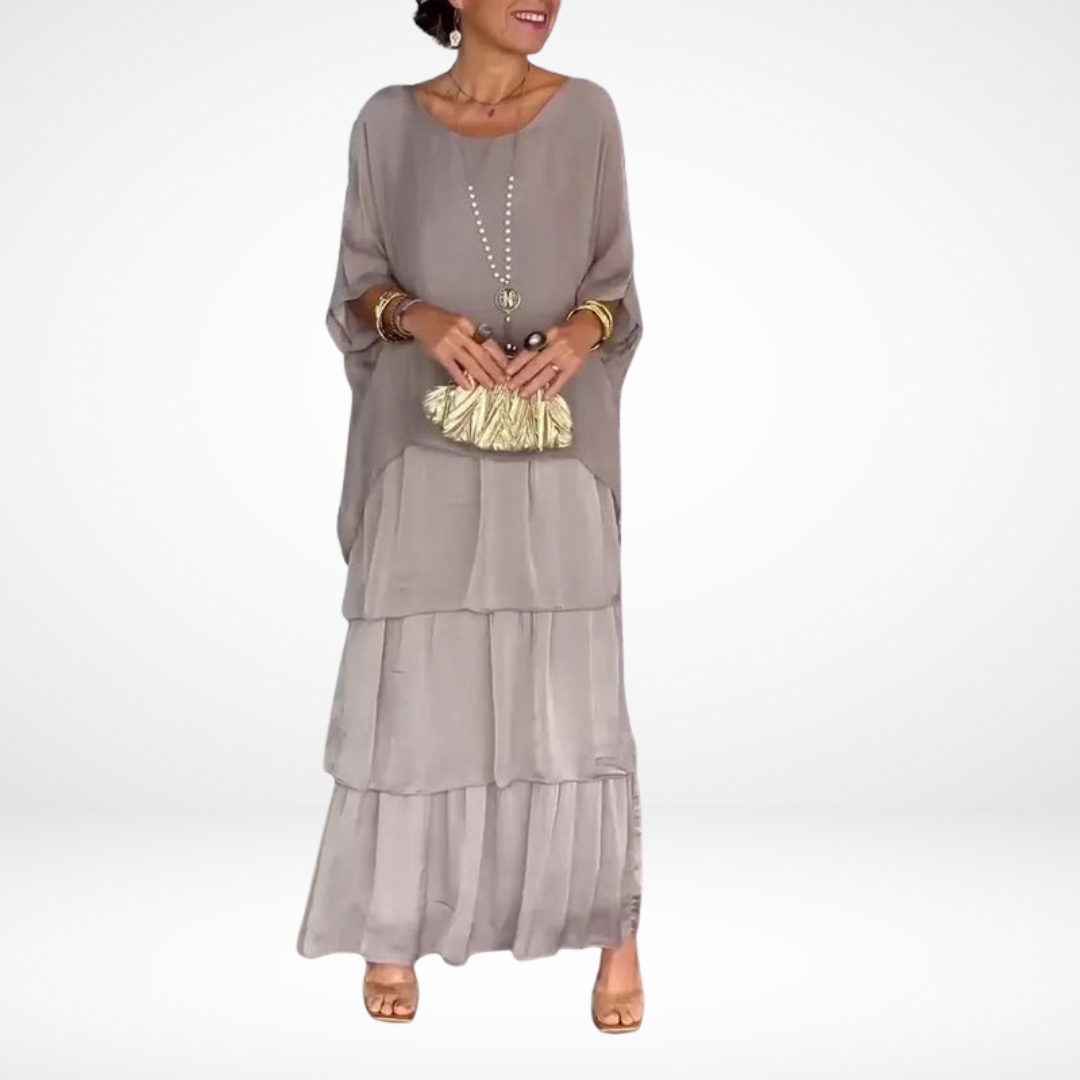 Hylda™ Artistieke Losse Maxi Jurk