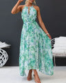 Elegante jurk met bloemenprint