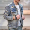 Retro denimjas voor heren