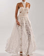 LUMINA™ Maxi-jurk met kanten halter