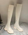 BreezeKnit overknee laarzen