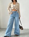 Serenity Vintage Cropped Trench