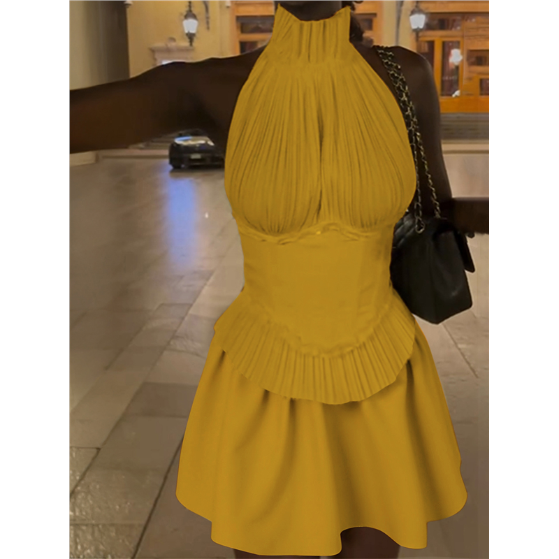 Élise | Hepburn jurk met hoge taille