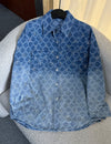 Damesoverhemdjas van stevig denim