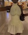Élise | Hepburn jurk met hoge taille