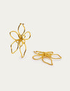 Sculpted Bloom statement oorbellen