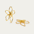 Sculpted Bloom statement oorbellen