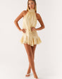Serenity Chiffon Halter Mini
