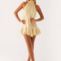 Serenity Chiffon Halter Mini