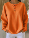 Anne | Comfortabele wafelgebreide Henley