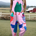 Vérane | Roze jumpsuit met print