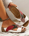 Clara™ – Instapsandalen met bladmotief voor dames