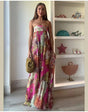 Petal Whisper Maxi-jurk