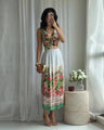 Vest met open details en rokset