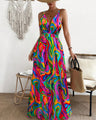 Elegante jurk met stippen