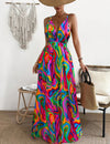 Elegante jurk met stippen