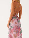 IslaBloom™ Maxi-jurk met kruisbandjes