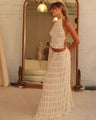 Isla Maxi Set met Vetersluiting – Elegante Tweedelige Halterset