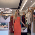 LunaWave Hollow-Out Slip Maxi Jurk