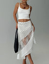 Noelle kanten maxi-rok