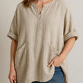 VivaEase™ ColorFlow V-hals top