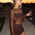 Elegante kanten bodycon jurk