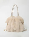 Retro pluche bont tas