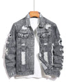 Herenjas van verwassen denim