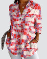 Vera™ | Artistieke Blomster-blouse