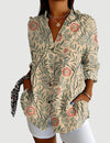 Nora™ | Artistieke Bloei Blouse
