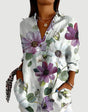Silje™ | Artistieke Blomst Bluse
