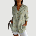 Amalie™ | Artistieke Blomst Bluse