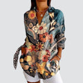 Astrid™ | Artistieke Blomst Bluse