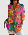 Elva™ | Artistieke Blomsterblouse